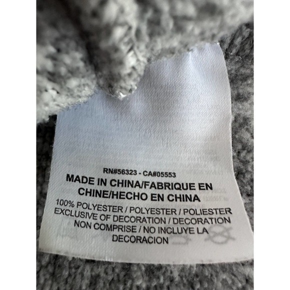 Nike Drifit Womens fleece hoodie Pullover Thin Sweater Heather Grey Size XS #734 - Picture 13 of 14